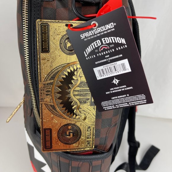 New Sprayground DLVX Sharks in Paris Backpack - Picture 5 of 10